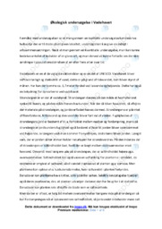 Økologisk undersøgelse i Vadehavet | Opgave