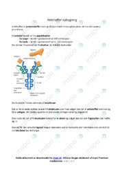 Antistoffer opbygning | Analyse