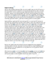 Digital mobning | Essay