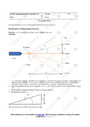 Laserøvelse | Øvelse Fysik