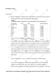 The British economy | International Økonomi