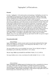 Iagttagelser | Analyse | Vita Andersen