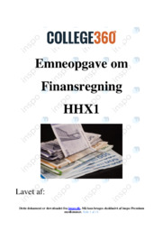 Finansiering | Matematik