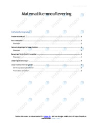 Funktioner | Emneopgave