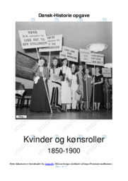 Kvinder og kønsroller 1850-1900 | DHO