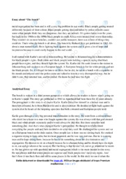 The bench | Analytical essay