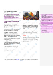 Gran luchado entre España y Cataluña | Opgave