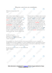 Mayores conviven con estudiantes | Opgave