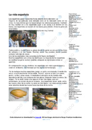 La vida española | Noter i spansk | Over 6 sider