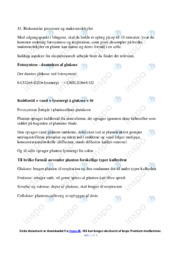 Biokemiske processer og makromolekyler | Noter i biologi