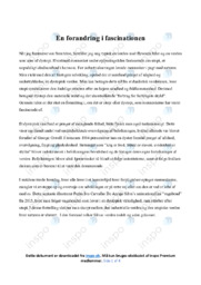 En forandring i fascinationen | Essay