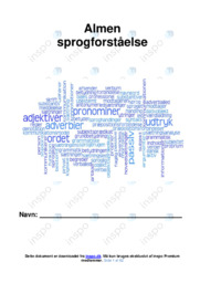 Almen sprogforståelse | Analyse