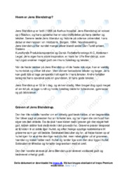 Jens Blendstrup | Forfatter | Noter