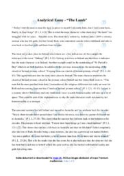 The Lamb | Analytical essay