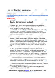 Équipe de France de football | Opgave