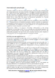 Internationalt samarbejde | Opgave