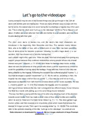 Let’s go to the videotape | Essay