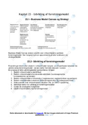 Udvikling af forretningsmodel | Noter