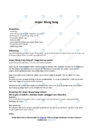 Jesper Wung Sung | Eksamensopgave