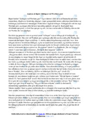Oldingen ved Werthers grav | Analyse | Adam Oehlenschläger