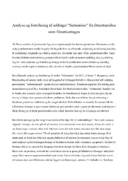 Submarino | Analyse & fortolkning | Jonas T. Bengtsson