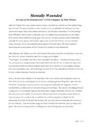 Mentally Wounded | Essay