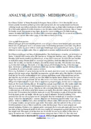 Listen | Analyseaf kortfilm