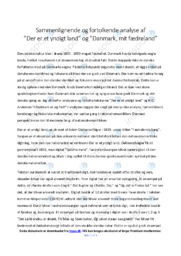 Der er et yndigt land | Noter Analyse | H.C. Andersen