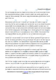 Kropsfremstillinger | Analyse