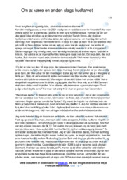 Om at være en anden slags hudfarve | Dansk Essay