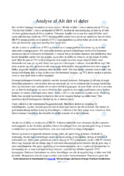 Alt det vi deler | Analyse