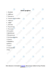 Almen sprogforståelse | Noter Dansk AP