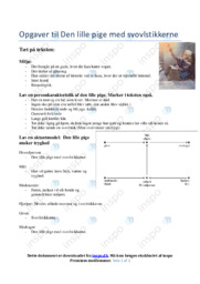 Den lille pige med svovlstikkerne | Opgave