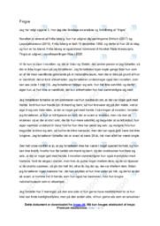 Novellen fingre | Dansk Noter