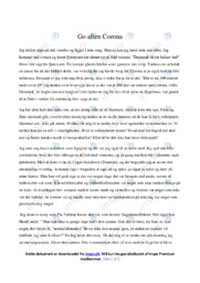 Go aften Corona | Dansk Essay