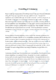 Fremstilling af 12-talspigerne | Opgave