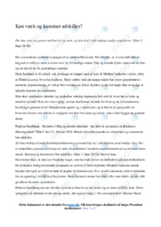 Kan værk og kunstner adskilles | Essay