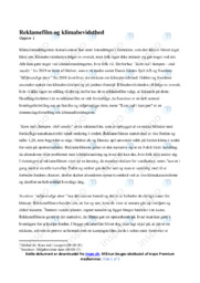 Klimabevidsthed | Analyse