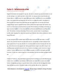 Pusher II  | Artikel