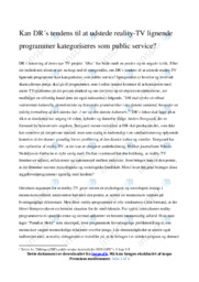 Reality-TV | Analyse