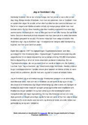 Jeg er forelsket i dig | Digt analyse