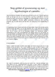 Legalisering af hash | Dansk Kronik