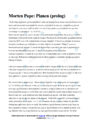 Planen | Analyse