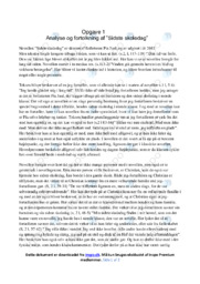 Sidste skoledag | Novelle analyse