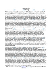 Vi lever i et præstationssamfund | ikke blot en… | Analyse