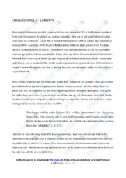 Analyse | Henrik Pontoppidan