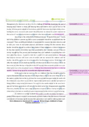 Classroom punishment | Essay