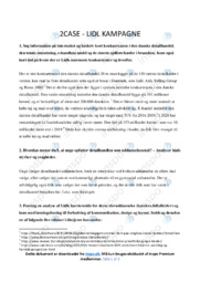 Lidl kampagne | Analyse