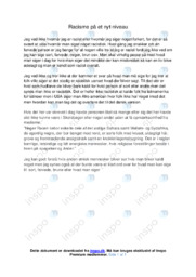 Racisme på et nyt niveau | Læsebrev