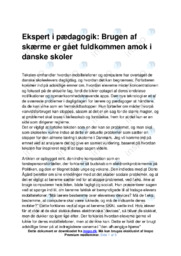 Brugen af skærme er gået fuldkommen amok i… | Analyse